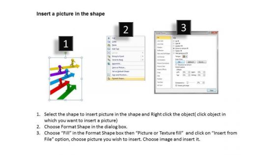 Business People Images 3d Men On Colorful Arrows Target PowerPoint Slides