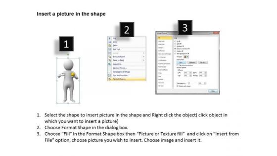 Business People Pictures 3d Man Showing His Product PowerPoint Templates Ppt Backgrounds For Slides