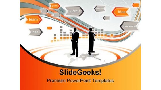 Business People PowerPoint Template 0510