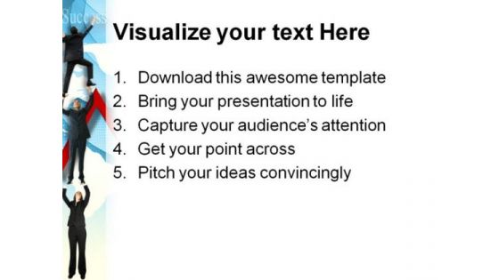 Business People Success PowerPoint Themes And PowerPoint Slides 0811