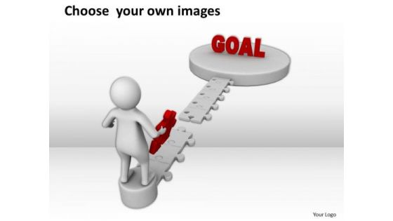 Business People Vector 3d Man With Solution Puzzle PowerPoint Slides