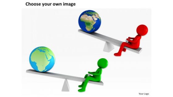 Business People Vector Object Planet Equilibrium PowerPoint Templates Ppt Backgrounds For Slides