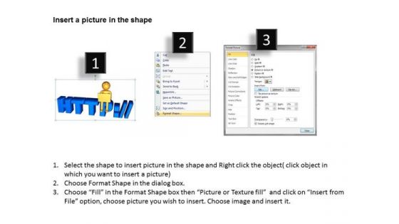 Business People Walking 3d Man Http Concept Internet PowerPoint Slides