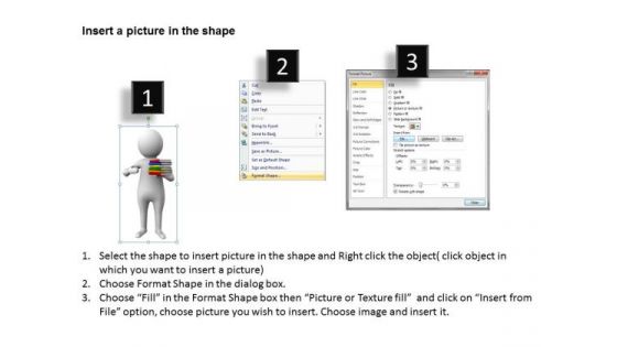Business People Walking 3d Man Showing His Books Education PowerPoint Slides