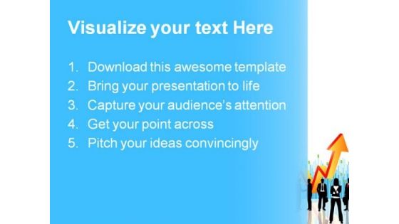 Business People With Growth Success PowerPoint Themes And PowerPoint Slides 0511