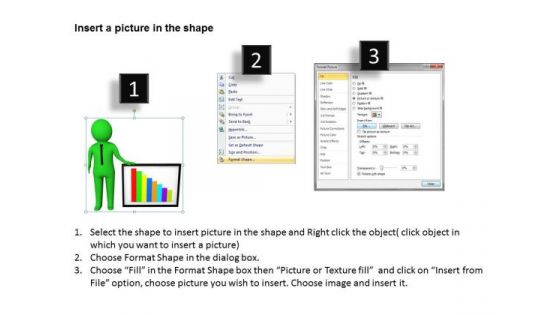 Business Persons A Graph Clipboard Profit Planning PowerPoint Templates Ppt Backgrounds For Slides