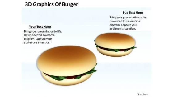Business Plan And Strategy 3d Graphics Of Burger Success Images