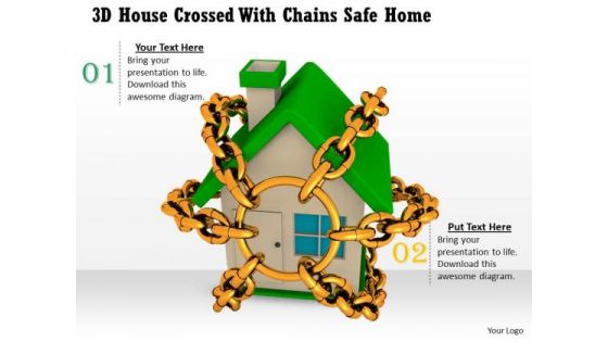 Business Plan And Strategy 3d House Crossed With Chains Safe Home Success Images Business Plan And Strategy 3d House Crossed With Chains Safe Home Success Images