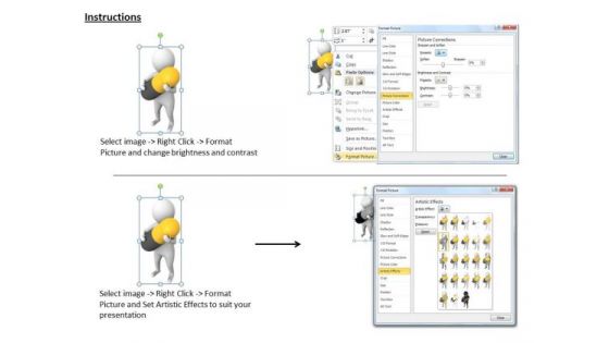Business Plan And Strategy 3d Man Taking Pill Concept Statement