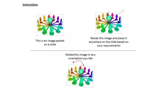 Business Plan And Strategy 3d People Linked To Idea Character Modeling