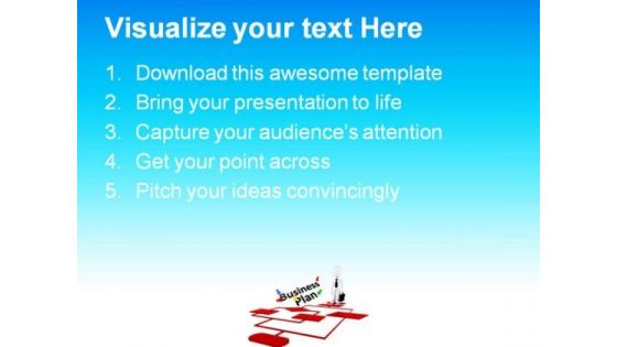 Business Plan Chart Metaphor PowerPoint Templates And PowerPoint Backgrounds 0311