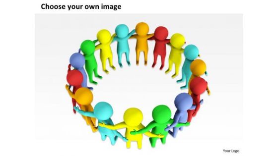 Business Plan Diagram 3d Men Circle PowerPoint Slides