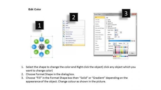 Business Plan Diagram 8 Stages Circular Resource Allocation Chart PowerPoint Slides