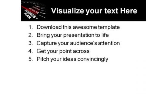 Business Plan Speedometer Future PowerPoint Template 1110