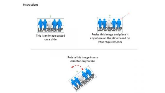 Business Plan Strategy 3d Image Of Leadership Concept Character Modeling