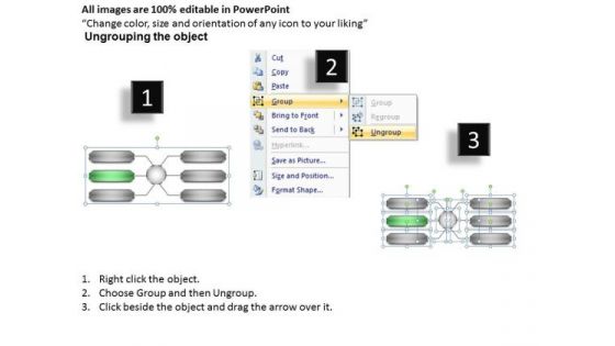 Business Plan Strategy 6 Simultaneous Stages With Central Hub Formulation