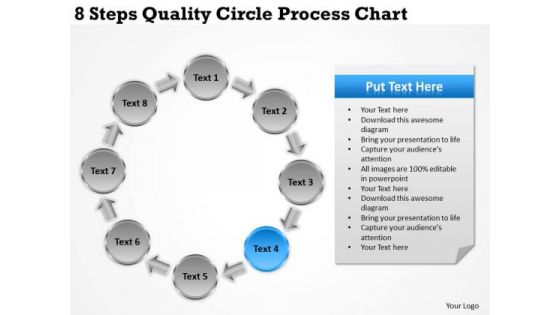 Business Plan Strategy Quality Circle Process Chart Development Template