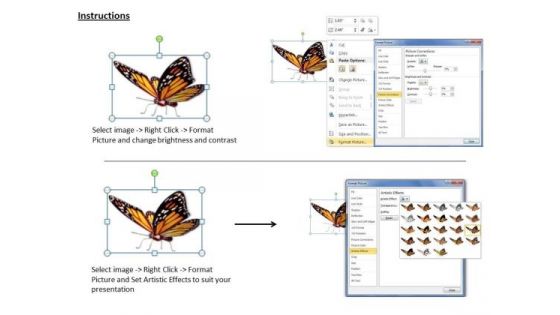 Business Planning Strategy 3d Render Of Butterfly Characters
