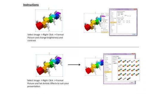 Business Policy And Strategy 3d Team Making Row Concepts