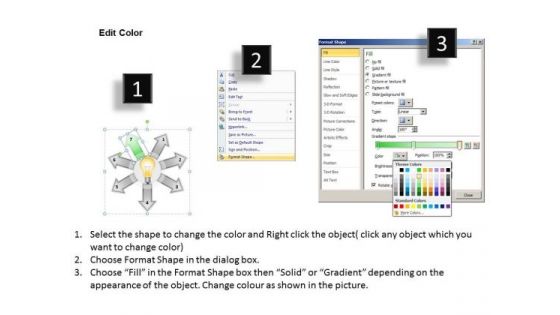 Business Policy And Strategy 7 Directional Arrows Circular Manner PowerPoint