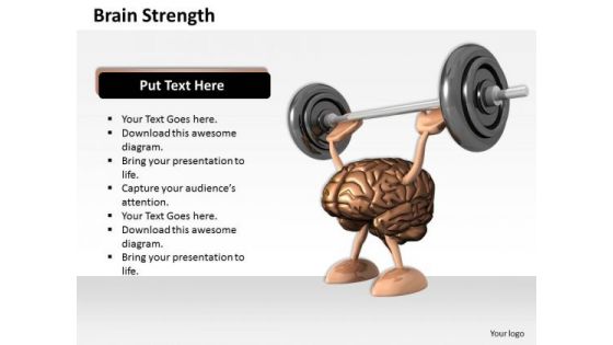 Business Policy And Strategy Brain Strength Stock Photos
