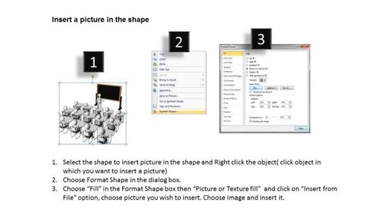 Business PowerPoint Examples 3d Men Students Studying Education Templates