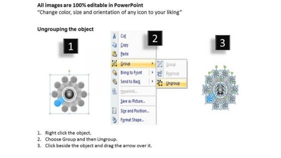Business PowerPoint Examples Stages Circular Flow Chart Concept Ppt Slides