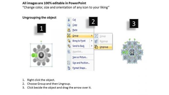 Business PowerPoint Examples Stages Circular Flow Chart Concept Ppt Templates