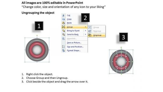 Business PowerPoint Presentation Concentric Solutions Ideas Slides