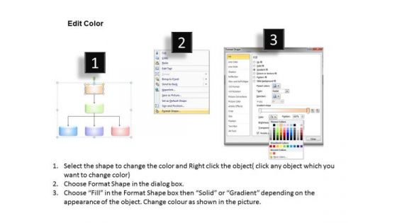 Business PowerPoint Presentations Processes Tree Diagram Circular Flow Slides