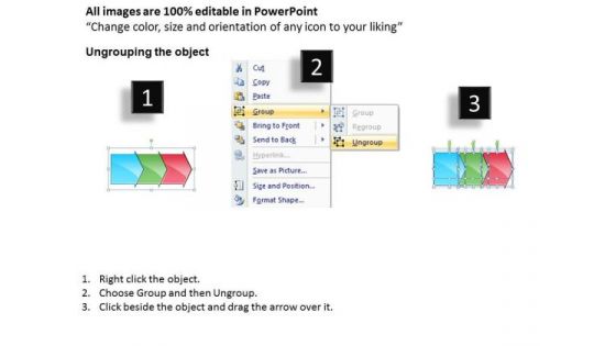 Business PowerPoint Template 2010 Loop Representation Magazines By 3 Arrows Ppt Image