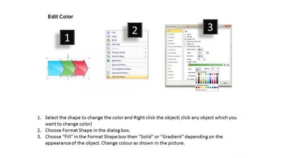 Business PowerPoint Template 2010 Loop Representation Magazines By 3 Arrows Ppt Image
