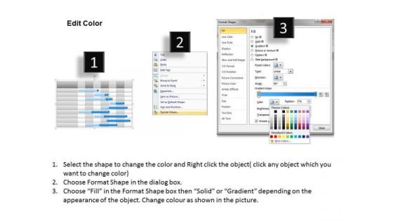 Business PowerPoint Template 9 Staged Weekly Gantt Chart Ppt Templates