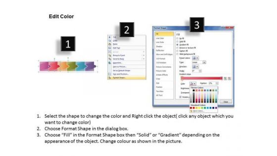 Business PowerPoint Template Arrow Process 6 Stages Management Design