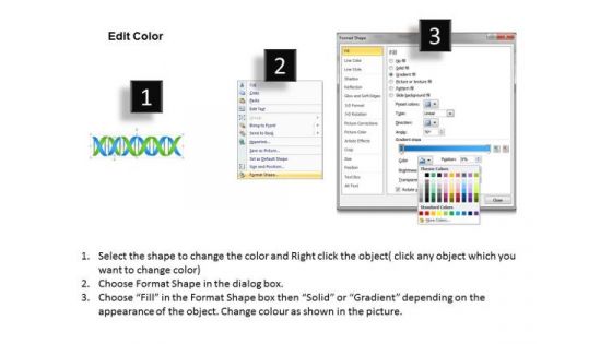 Business PowerPoint Template Dna Double Helix For Human Ppt Templates