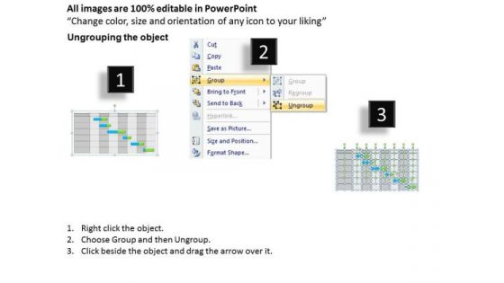 Business PowerPoint Template Gantt Chart For Market Research Ppt Slides