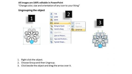 Business PowerPoint Templates Plan 9 Stages Circular Layout Network