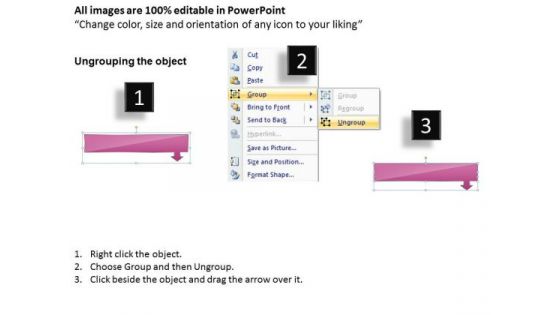 Business Ppt Template Arrow Forging Process PowerPoint Slides 5 Stage 3 Image