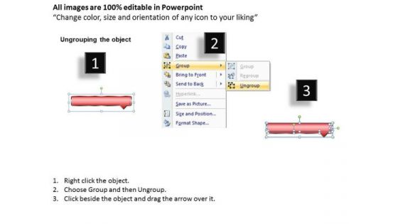 Business Ppt Template Linear Process Using 2 Bubble PowerPoint Graphics Arrows 1