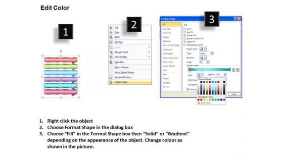 Business Ppt Theme Continuous Process Using 6 Rectangular Arrows 1 Graphic