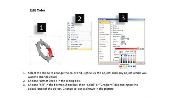 Business Process Circular Arrows PowerPoint Templates