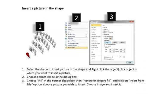 Business Process Diagram Chart 3d Men Standing United Team Work PowerPoint Templates