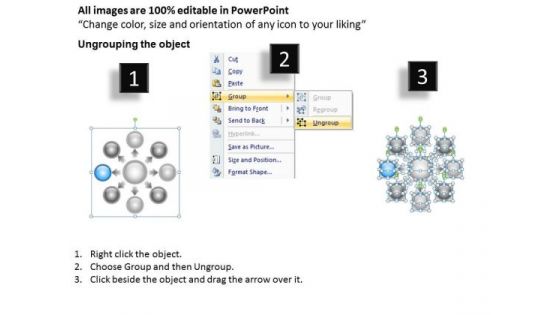 Business Process Diagram Examples 8 Stages Hub And Spoke Banking Ppt PowerPoint Slides