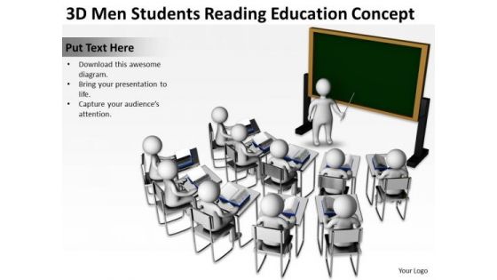 Business Process Diagram Examples Education Concept PowerPoint Templates Ppt Backgrounds For Slides