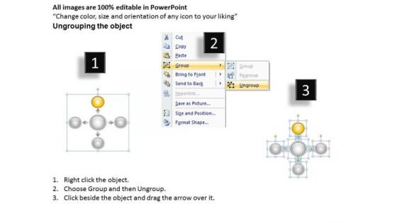 Business Process Diagrams Examples 4 Stages Hub And Spoke Model Ppt PowerPoint Slides