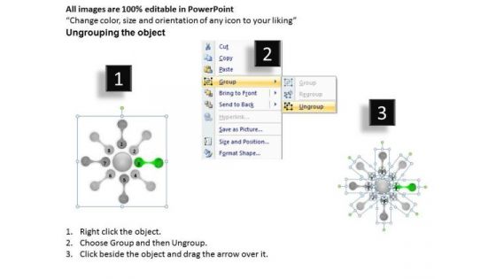 Business Process Flow Activities 8 Stages Create Plan PowerPoint Slides