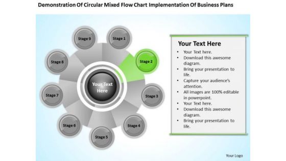 Business Process Flow Diagram Chart Implementation Plans Ppt PowerPoint Slides