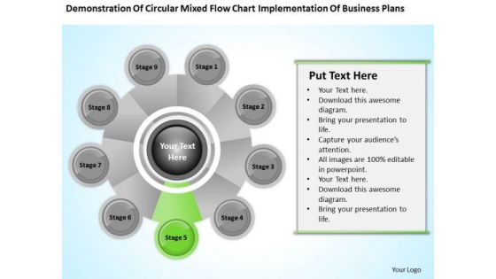 Business Process Flow Diagram Chart Implementation Plans Ppt PowerPoint Templates