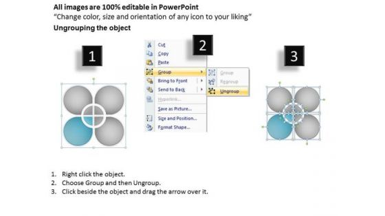 Business Process Flow Diagram Structured Planning Swot Analysis PowerPoint Templates