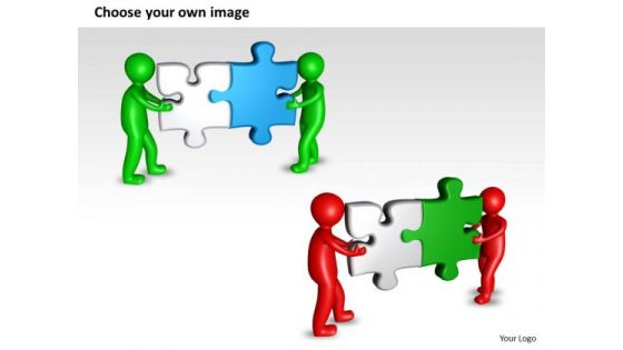 Business Process Flow Diagrams 3d Men Connections Teamwork PowerPoint Templates